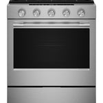 KitchenAid 30-in 5 burners 5-cu ft Air Fry Convection Oven Slide-In Natural Gas Range ( Fingerprint Resistant Stainless Steel )