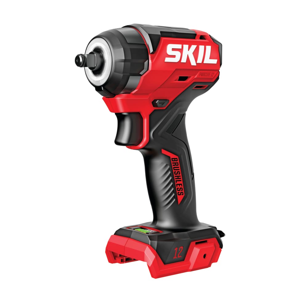 SKIL PWR CORE 12 12-volt Variable Speed Brushless 3/8-in Drive Cordless Impact Wrench (Battery Not Included and Charger Not Included)