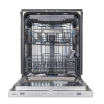 Midea 24-in Top Control Built-in Dishwasher ( Stainless Steel ) With Third Rack, 47-Decibel