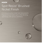 Moen Verso 8.0 -Spray Spot Resist Brushed Nickel Handheld Shower Head 1.75 GPM, RETAIL: $64.98, FINAL PRICE: $39.99 + TAX