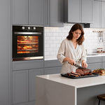 VIKIO 24 inch Single Electric Wall Oven Convection and ( Knob+Black Stainless steel ),  EB-80ERC-8BC8511, FINAL PRICE: $459.99 + TAX