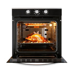 VIKIO 24 inch Single Electric Wall Oven Convection and ( Knob+Black Stainless steel ),  EB-80ERC-8BC8511, FINAL PRICE: $459.99 + TAX