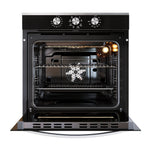 VIKIO 24 inch Single Electric Wall Oven Convection and ( Knob+Black Stainless steel ),  EB-80ERC-8BC8511, FINAL PRICE: $459.99 + TAX