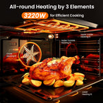 VIKIO 24 inch Single Electric Wall Oven Convection and ( Knob+Black Stainless steel ),  EB-80ERC-8BC8511, FINAL PRICE: $459.99 + TAX
