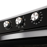 VIKIO 24 inch Single Electric Wall Oven Convection and ( Knob+Black Stainless steel ),  EB-80ERC-8BC8511, FINAL PRICE: $459.99 + TAX
