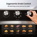 VIKIO 24 inch Single Electric Wall Oven Convection and ( Knob+Black Stainless steel ),  EB-80ERC-8BC8511, FINAL PRICE: $459.99 + TAX
