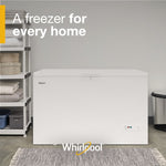 Whirlpool Flexible Storage 16-cu ft Garage Ready Chest Freezer Convertible to Refrigerator (White)