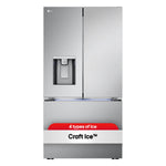 LG Counter-Depth MAX and 4 Types of Ice 25.5-cu ft 3 -Door 36-in Wide with Dual Ice Maker ( PrintProof Stainless Steel ) ENERGY STAR Certified
