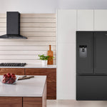 Bosch Standard-Depth 500 Series 26-cu ft 36-in Wide with Ice Maker ( Black Stainless Steel )