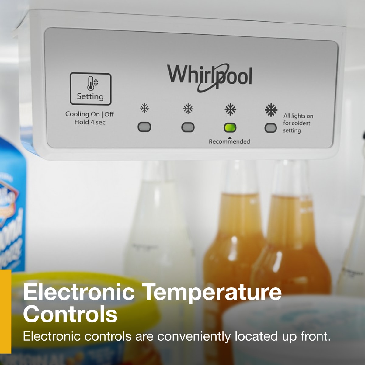 Whirlpool Flexible Storage Bin 17.6-cu ft Standard-Depth 28-in Wide Top-Freezer Refrigerator ( Monochromatic