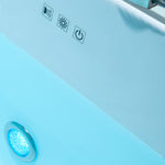 Woodbridge Emilia 32-in x 60-in White with Chrome Trim Acrylic Rectangle Alcove Whirlpool Tub with Drain ( Left Drain )