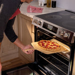 Frigidaire Gallery Stone-Baked Pizza 30-in Glass Top 5 burners 6.2-cu ft Air Fry Convection Oven Slide-In Electric Range (Smudge-Proof Stainless Steel)