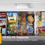 Whirlpool Flexible Storage 16-cu ft Garage Ready Chest Freezer Convertible to Refrigerator (White)