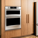 KitchenAid 27 inch Self + Steam Cleaning Air Fry Smart Compatible Microwave Wall Oven Combo ( PrintShield Stainless )