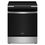 Whirlpool 30-in 4 burners 6.4-cu ft , Air Fry Convection Oven Freestanding Single Induction Range ( Fingerprint Resistant Stainless Steel )