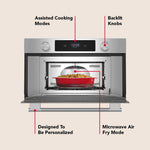 KitchenAid 1.4-cu ft 900 -Watt 27-in Air Fry Built-In Microwave ( PrintShield Stainless )