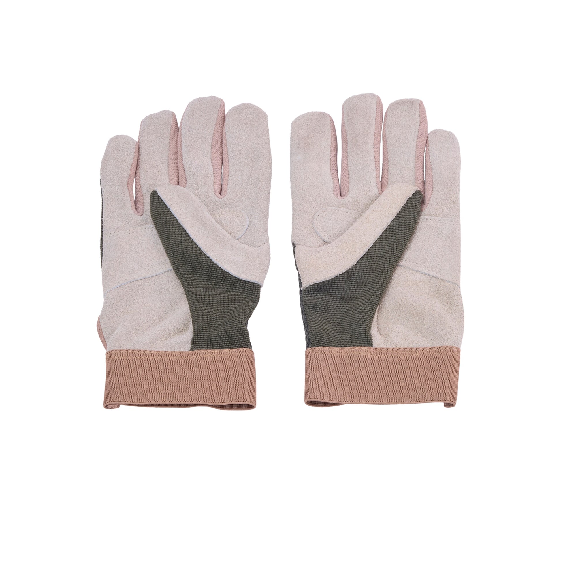 Style Selections Medium Green Leather/Polyester Gardening Gloves 1 -Pairs