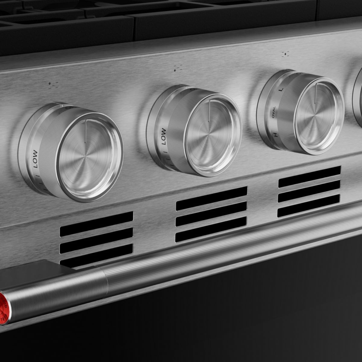 KitchenAid 30-in 5 burners 5-cu ft Air Fry Convection Oven Slide-In Natural Gas Range ( Fingerprint Resistant Stainless Steel )