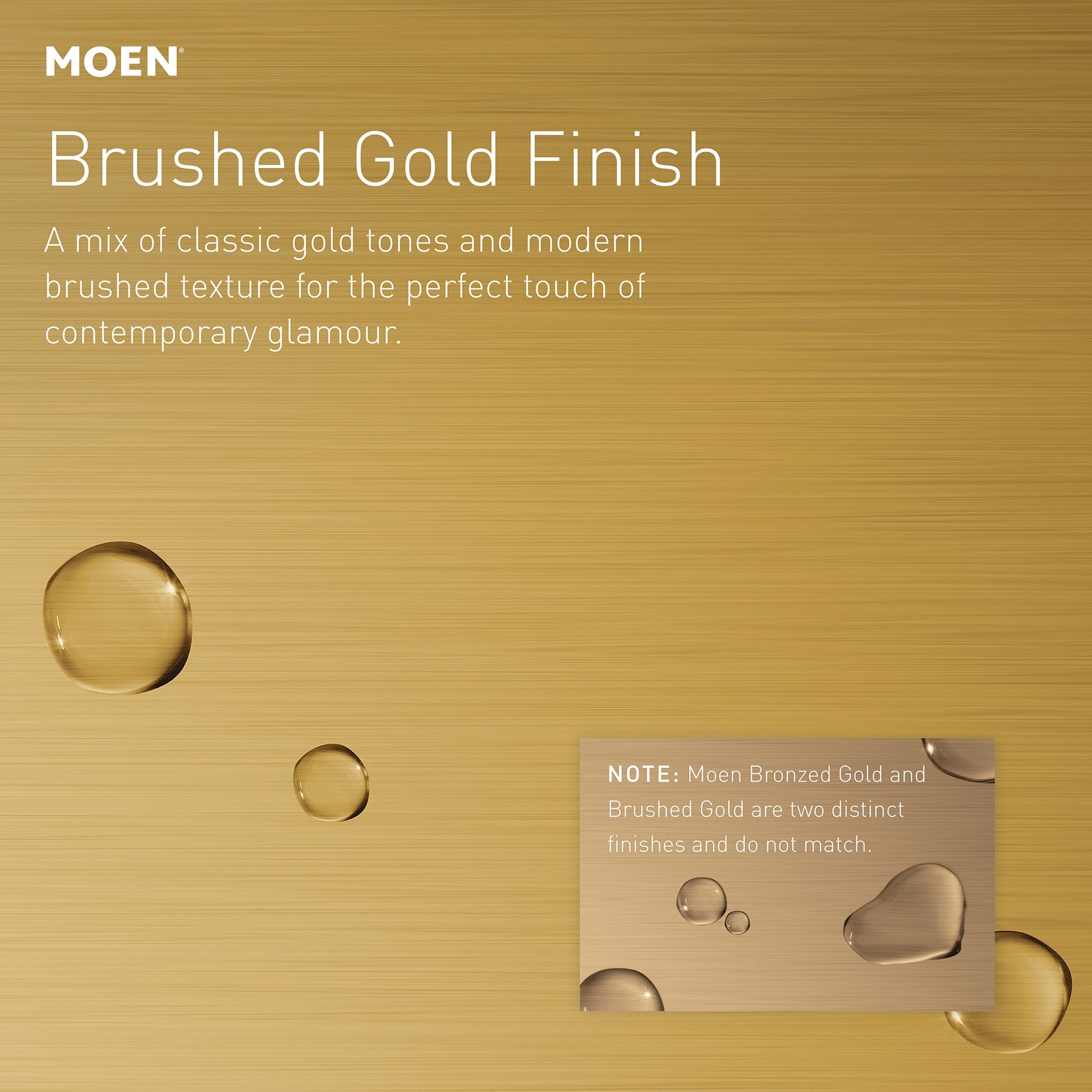 Moen Align Brushed Gold Widespread 2-handle WaterSense High-arc Residential Handle Bathroom Sink Faucet with Drain