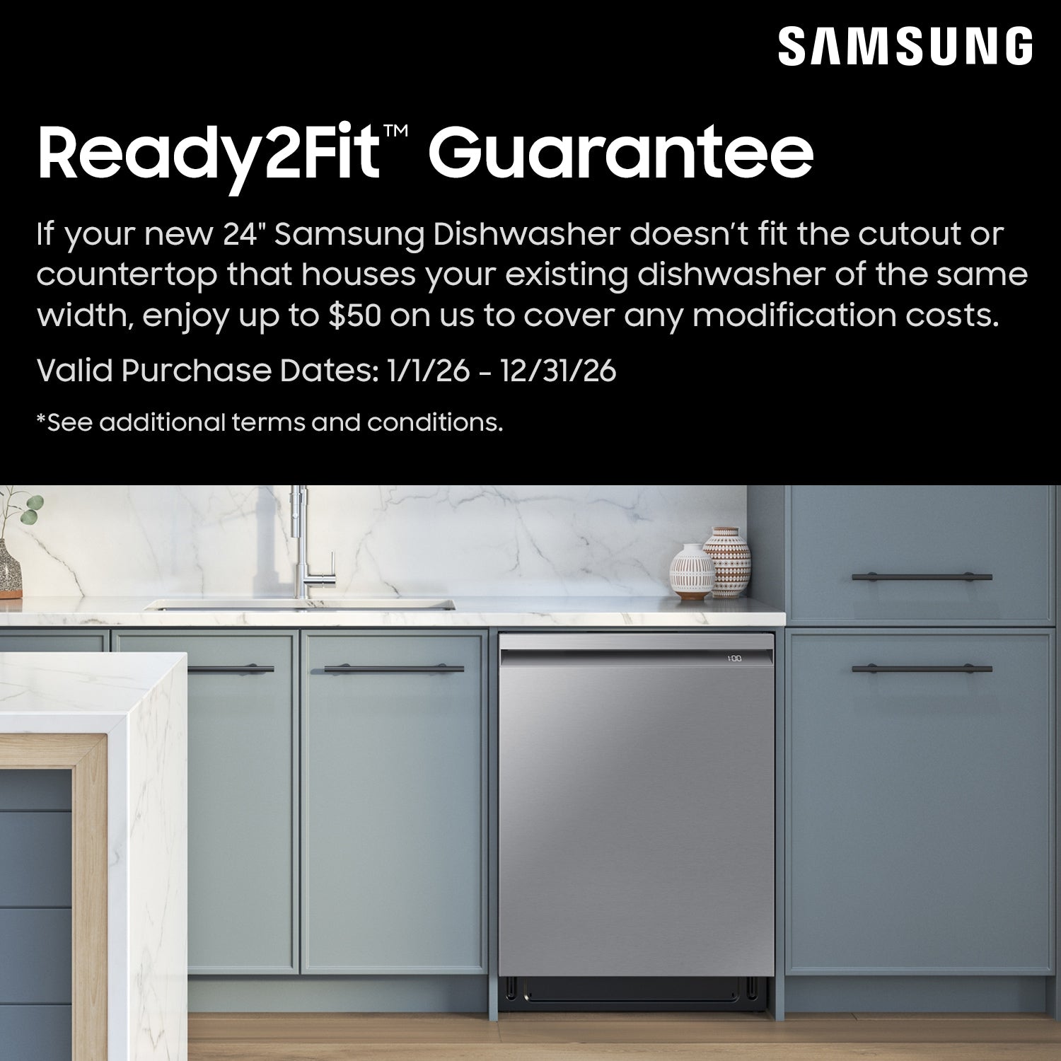 Samsung 24-in Top Control Built-in Dishwasher ( Fingerprint Resistant Stainless Steel ) , AutoRelease Door , 48-Decibel