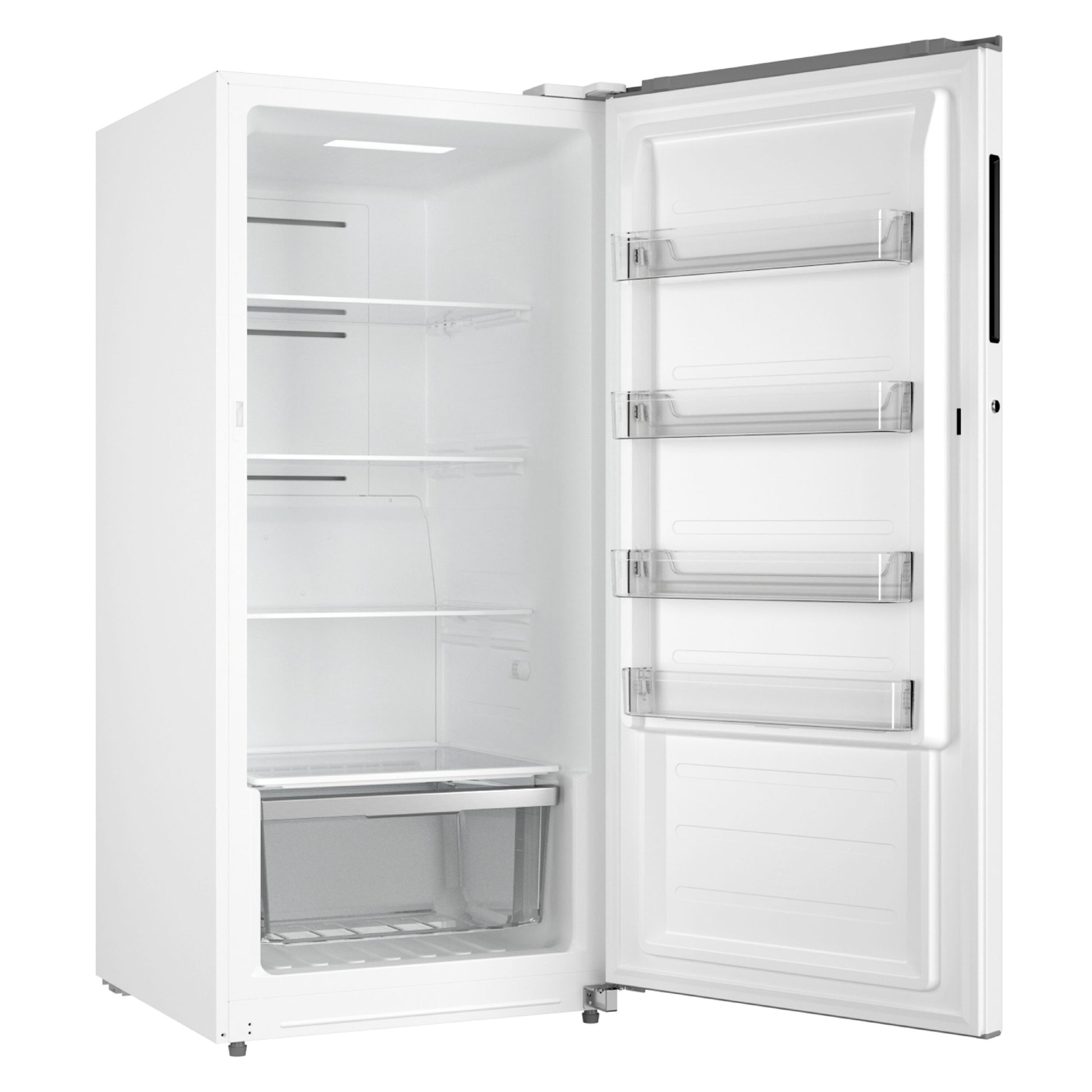 Midea Digital Control Convertible 13.8-cu ft Garage Ready Frost-free Upright Freezer ( White ) ENERGY STAR Certified