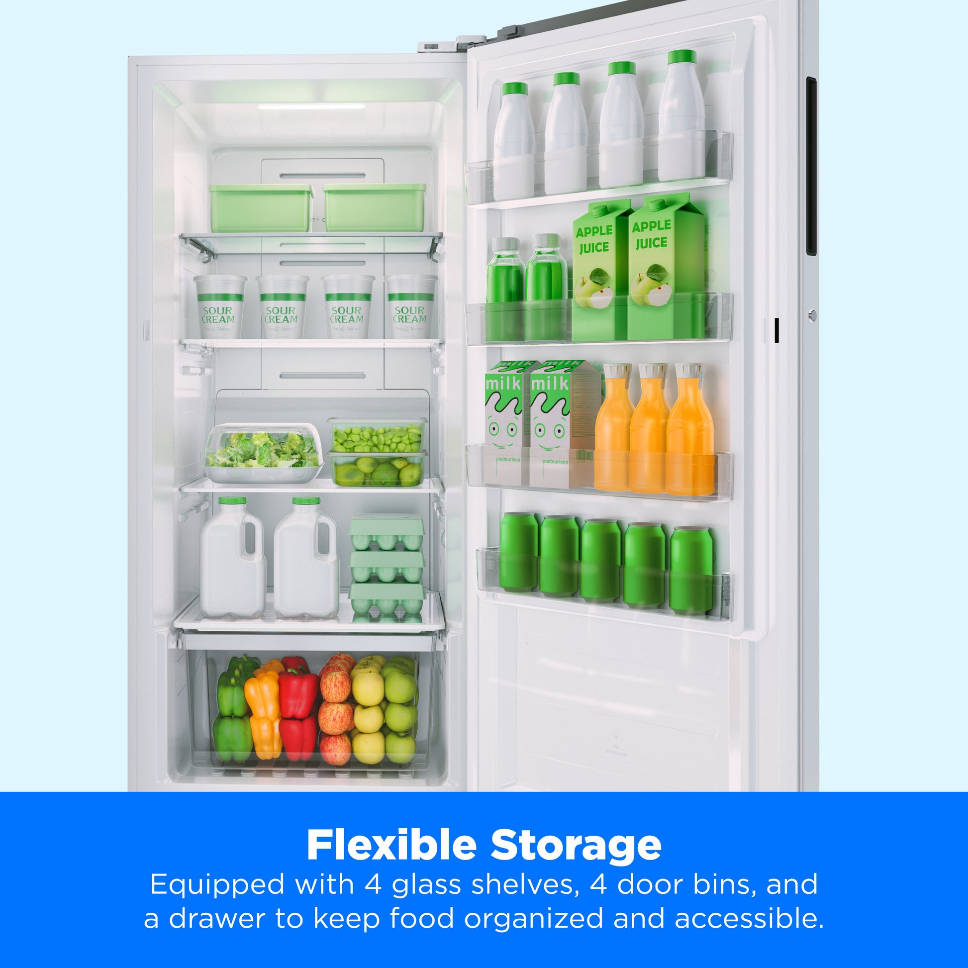 Midea Digital Control Convertible 13.8-cu ft Garage Ready Frost-free Upright Freezer ( White ) ENERGY STAR Certified