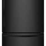 Whirlpool 18.7-cu ft Standard-Depth 30-in Wide Bottom-Freezer Refrigerator with Ice Maker ( Black ) ENERGY STAR Certified