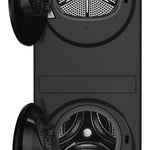 Whirlpool Ventless Heat Pump Laundry Tower 2.8-cu ft Front load Washer and 4.3-cu ft Electric Dryer Compact Stacked Laundry Center ( Titanium Metallic )