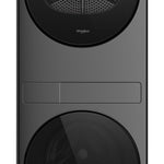Whirlpool Ventless Heat Pump Laundry Tower 2.8-cu ft Front load Washer and 4.3-cu ft Electric Dryer Compact Stacked Laundry Center ( Titanium Metallic )