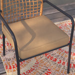 Alpine Reserve 10-ft W x 10-ft L x 7-ft 8-in H Wood grain posts,brown roof frame,light beige canopy,dark