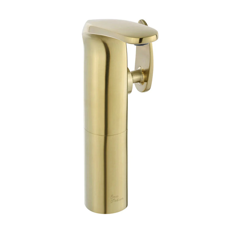Swiss Madison Chateau Vessel Faucet in Brushed Gold, SM-BF01BG, MSRP: $250.39, FINAL  PRICE: $79.99 + TAX