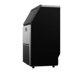 SIMZLIFE 100lbs/24H Commercial Full Size Cubes Ice Maker Machine with 33 lbs Storage and Efficient Compressor in Silver