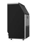 SIMZLIFE 100lbs/24H Commercial Full Size Cubes Ice Maker Machine with 33 lbs Storage and Efficient Compressor in Silver