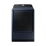 Samsung Pet Care Dry and Steam Sanitize+ 7.4-cu ft Vented Electric Dryer with Steam Cycle ( Brushed Navy )