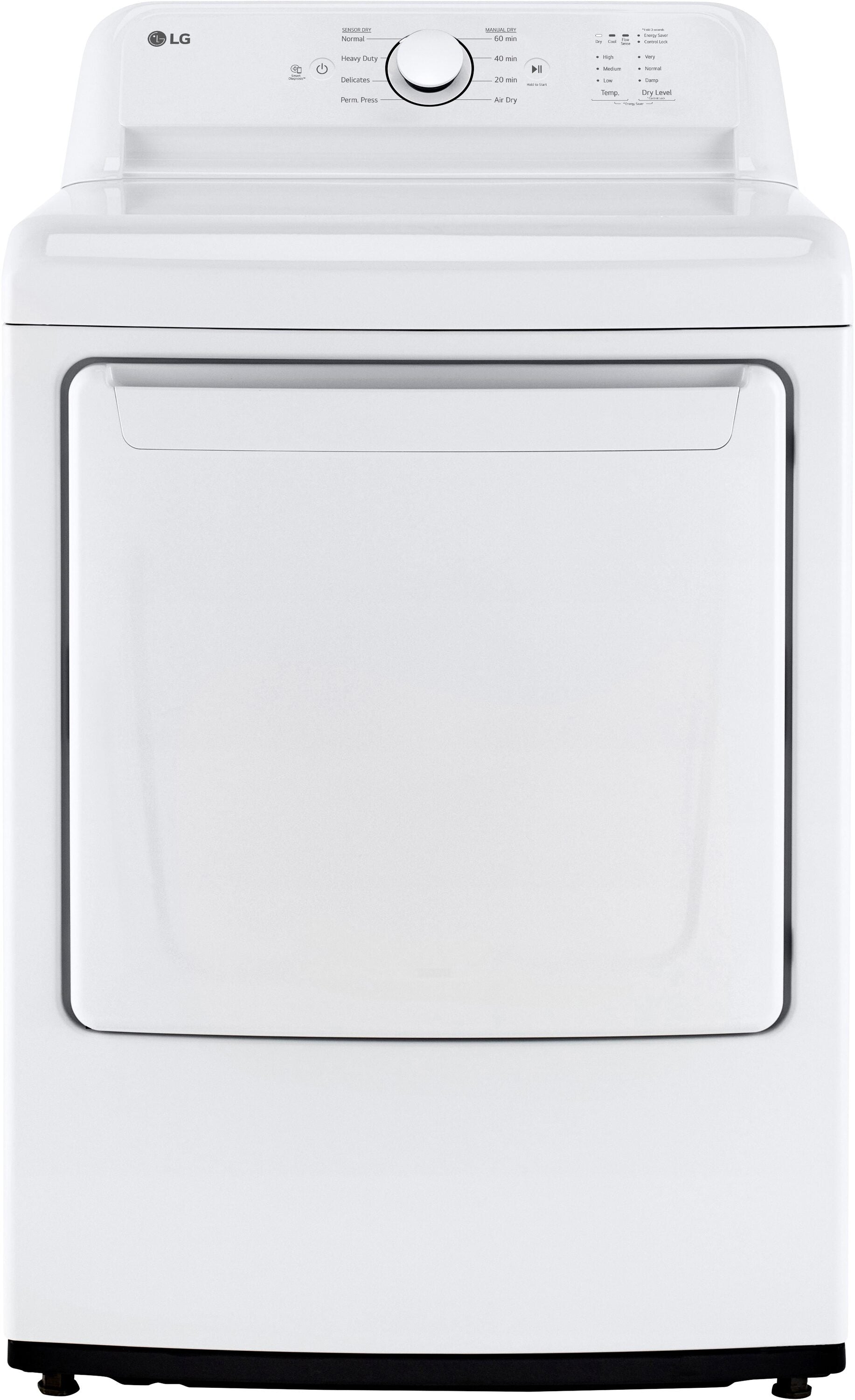 LG 7.3-cu ft Vented Electric Dryer ( White )