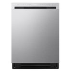 LG 24-in Front Control Built-in Dishwasher ( Printproof Stainless Steel ) With Third Rack,