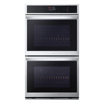LG 30 inch Double Electric Wall Oven with Air Fry Self-cleaning ( PrintProof Stainless Steel )