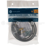 5ft GE 3-Prong Dryer Power Cord, FINAL PRICE: $12.99 + TAX