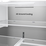 Samsung Bespoke AI Counter-Depth AutoView Zero Clearance Fit 24-cu ft 36-in Wide French Door Refrigerator with Dual Ice Maker ( Fingerprint Resistant Stainless Steel ) ENERGY STAR Certified