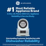GE 24-in Top Control Built-in Dishwasher ( Stainless Steel ) , Dry Boost , 55-Decibel
