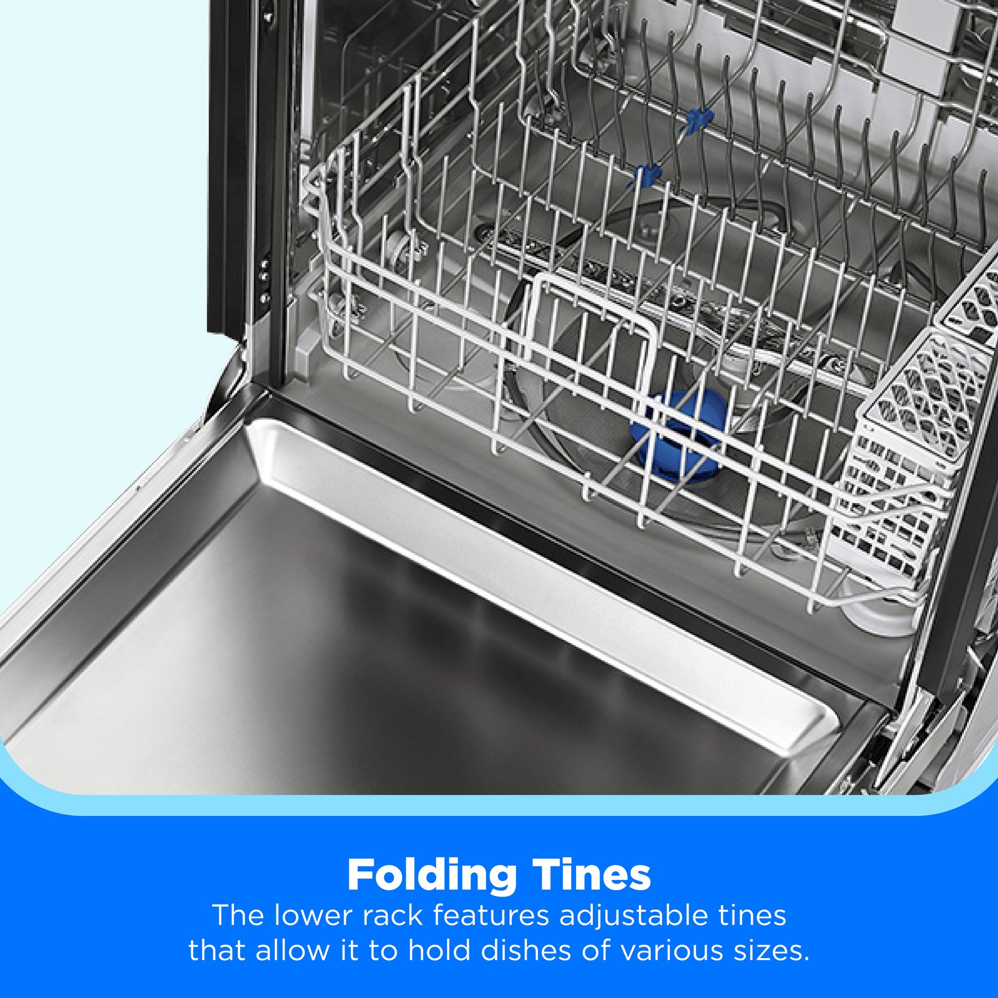 Midea 24-in Front Control Built-in Dishwasher ( Stainless Steel ) , 52-Decibel