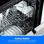 Midea 24-in Front Control Built-in Dishwasher ( Stainless Steel ) , 52-Decibel