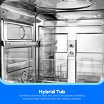 Midea 24-in Front Control Built-in Dishwasher ( Stainless Steel ) , 52-Decibel