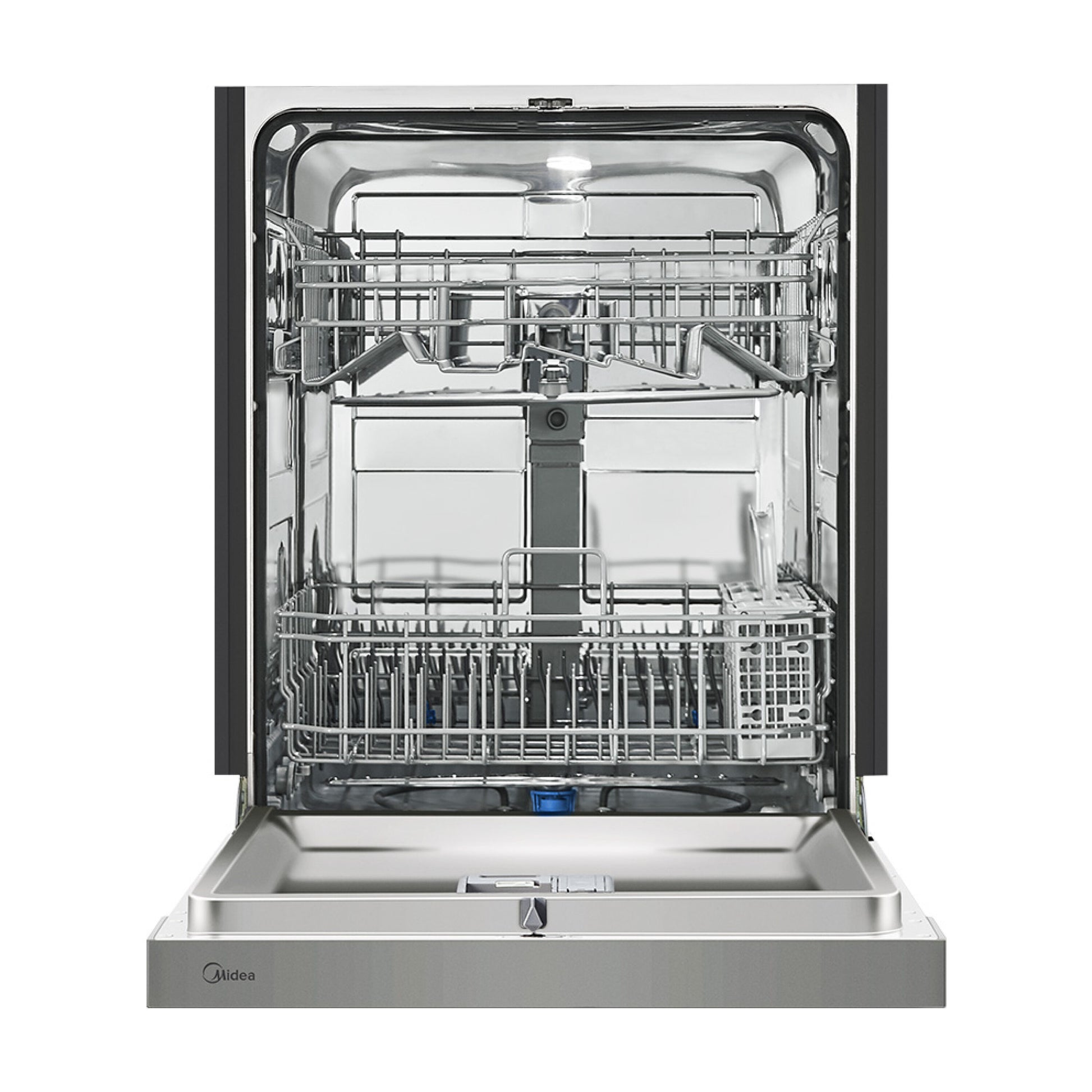 Midea 24-in Front Control Built-in Dishwasher ( Stainless Steel ) , 52-Decibel