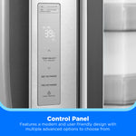 Midea Standard-Depth OneTouch Autofill 28.9-cu ft 3 -Door 36-in Wide with Dual Ice Maker ( Stainless steel ) ENERGY STAR Certified