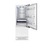 ZLINE KITCHEN & BATH Built-In 16.1-cu ft Counter-Depth 30-in Wide Built-In Bottom-Freezer Refrigerator with Ice Maker ( Custom Panel-Ready ) ENERGY STAR Certified