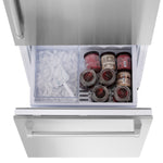 ZLINE KITCHEN & BATH Built-In 16.1-cu ft Counter-Depth 30-in Wide Built-In Bottom-Freezer Refrigerator with Ice Maker ( Custom Panel-Ready ) ENERGY STAR Certified