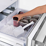 ZLINE KITCHEN & BATH Built-In 16.1-cu ft Counter-Depth 30-in Wide Built-In Bottom-Freezer Refrigerator with Ice Maker ( Custom Panel-Ready ) ENERGY STAR Certified