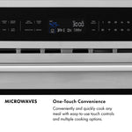ZLINE KITCHEN & BATH 23.5-in 1.2-cu ft 1000 -Watt Microwave Drawer ( Stainless Steel, Modern Handle )