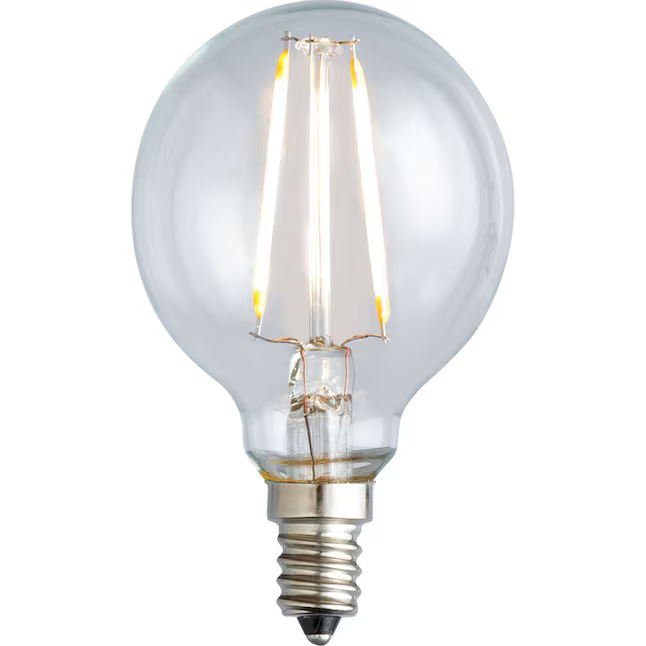 Kichler Decorative 25-Watt EQ Soft White Candelabra Base (E-12) Dimmable Light Bulb, 777438, MSRP: $5.98
